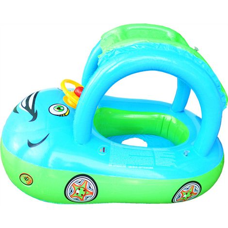 Bouée gonflable avec auvent pour apprendre à nager, chaise de piscine (1/5)