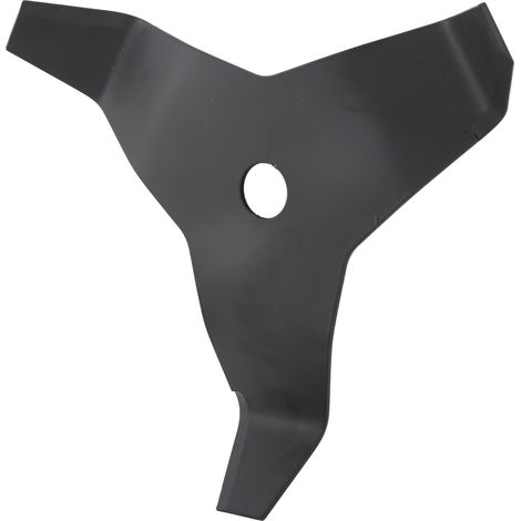 Lames de débroussailleuse noires à 3 dents en acier au carbone, lames de débroussailleuse robustes pour la taille des arbustes, pelouses et jardins.