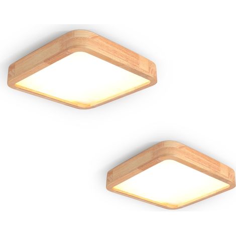 30cm LED Ceiling Light Industrial Moderne Indoor Ceiling Lamp for Bathroom Hallway Staircase Warm Light 3000K 2pcs (1/5)