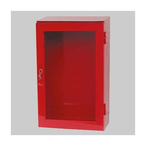 CASSETTA ESTERNA'AIRONE' SIGILLABILE PREVERNICIATA ROSSO - H 610 x L 370 x P 210