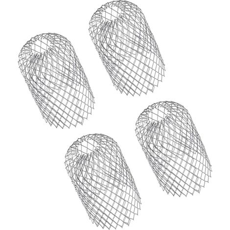 1/2/3/5 Griglia di scarico regolabile in alluminio (4 pezzi) – altezza 17 cm – diametro 8 cm (1/5)