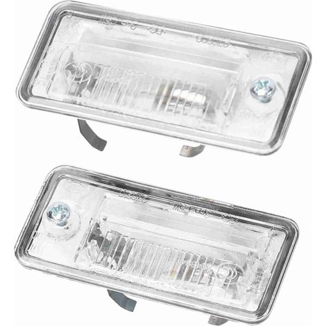 Paire de Feux de Plaque d'Immatriculation 8E0807430A 8E0807430B pour Audi A3 A4 A5 A6 C6 A8 D3 Q7 RS4 (1/5)