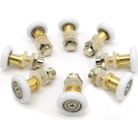 8 x Shower Door Rollers 25mm (1/4)