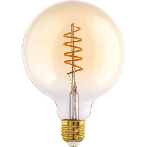Lampe LED E27 à intensité variable, ampoule globe vintage spirale (1/3)