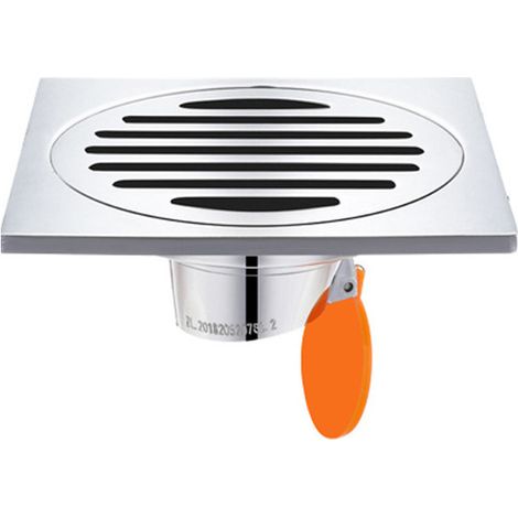 Filtre de bonde de douche, bonde de sol en acier inoxydable plus épaisse C