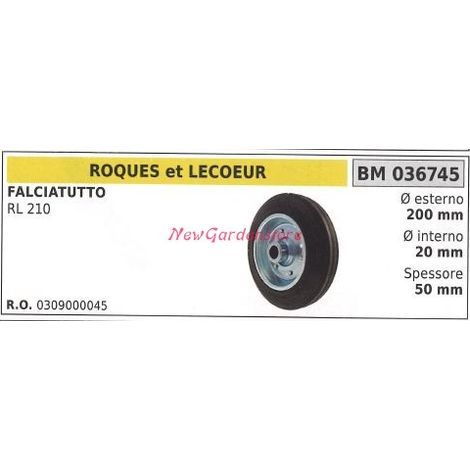 Ruota ROQUES ET LECOEUR falciatutto RL 210 036745