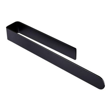 Porte-serviette porte-serviettes noir salle de bain porte-serviettes collant 37 cm (1/3)