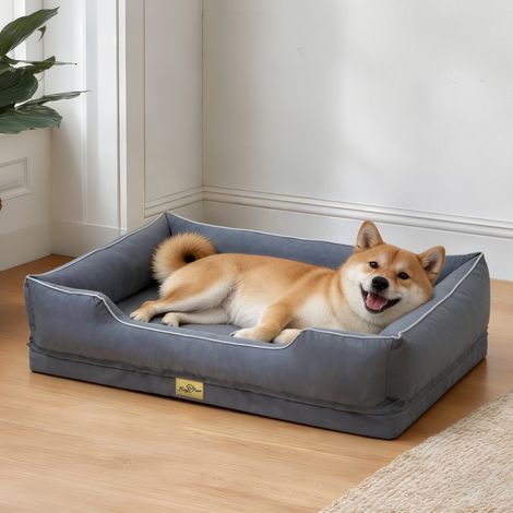 BingoPaw Summer Oxford Cloth Waterproof Bolster Cat Dog Bed - Medium 77x63x18cm (1/5)