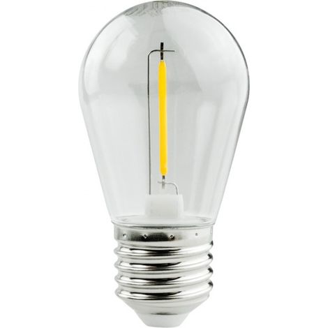 Ampoule LED filament S14 E27 0,3W 2700K 3V Ecolight (1/3)