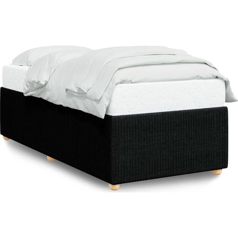 Maison Exclusive - Bettgestell Schwarz Stoff