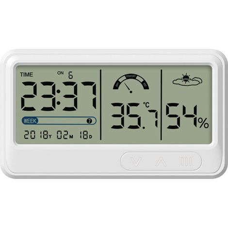 Hygromètre numérique avec affichage LCD - Thermomètre intérieur température et humidité (1/5)