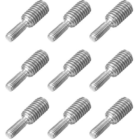 9pcs Boulon à Tige Filetée Double Extrémité M3x8mm à M5x8mm (1/5)