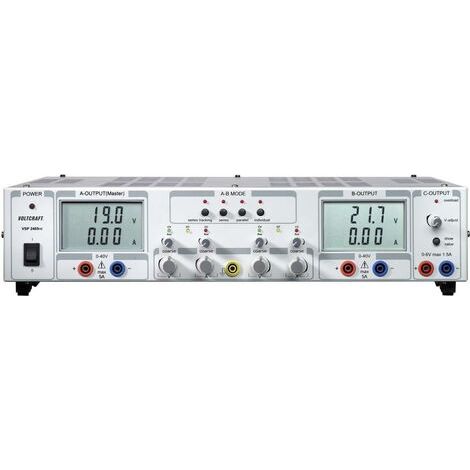 Alimentation de laboratoire réglable 2x 0,1 - 40 V/DC 5A et 0 - 6 V/DC 1,5A Voltcraft VSP 2405 (1/5)