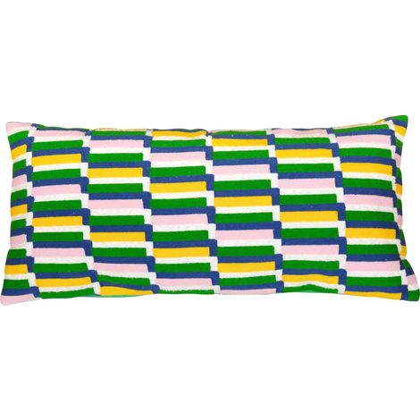 Cuscino ricamato disso 35x75cm - Atmosphera créateur d'intérieur (1/4)