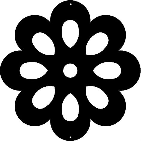 K1 Blumenanhänger, durchbrochene Frühlingsdekoration