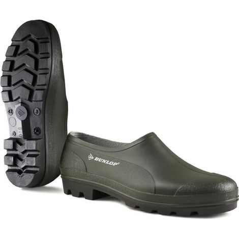 Dunlop B350611 Grüne wasserdichte PVC-Schuhe 45