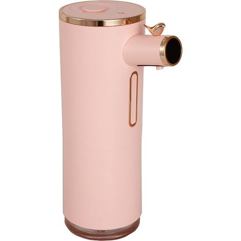 MINE distributeur automatique de savon mousse 300-500ml - No Touch Sensor - distributeur de savon design pour cuisine, salle de bain et bien-être-rose (1/5)