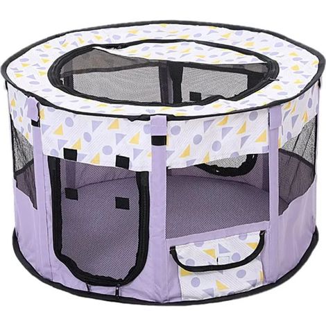 Parc portable pour animaux de compagnie,idéal pour les voyages en intérieur et en extérieur, chiot, chaton, lapin-UISAVE (1/5)