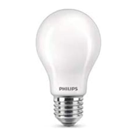 PHILIPS - BOMBILLA LED CRISTAL, 40W,E27, ESTÁNDAR, MATE, LUZ BLANCA CÁLIDA, NO REGULABLE, PACK DE 2 UNIDADES (1/4)