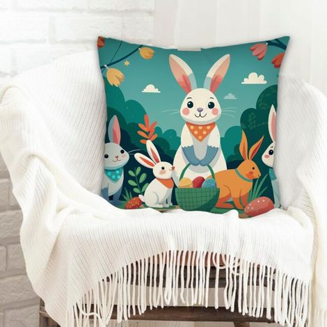 Housse de coussin de salon cachée zippée pour anniversaire, la Saint-Valentin, Noël (1/5)