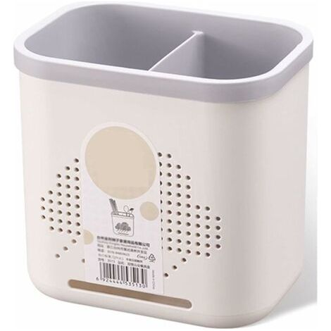 Couverts Égouttoir en Plastique pour Ustensiles De Cuisine Cuillère Couteau Organisateur Titulaire Évier, Drainage Multifonct (1/5)