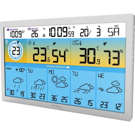 Techno Line WD2500 WD2500 Station météo radiopilotée Nombre de capteurs max. 3