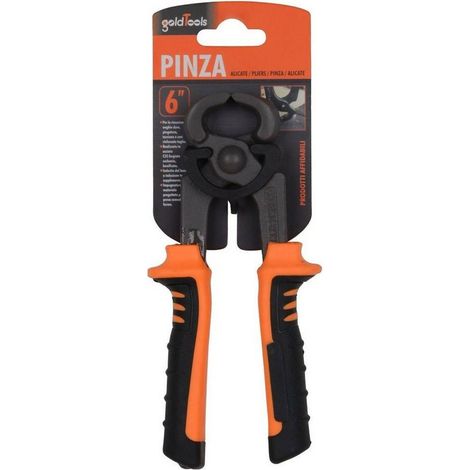 TrAdE Shop Traesio - Pinza Per Ferraioli Tenaglia Cementisti 6" In Acciaio Cromo Vanadio 17 Cm -