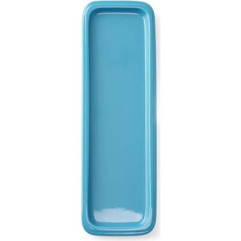 Plateau en porcelaine GN 1/2 - bleu - (h)20mm - Finedine (1/4)
