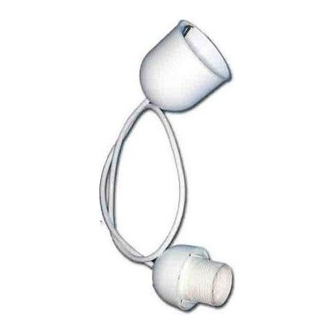 Weißes Pendelset E27, Länge 80 cm