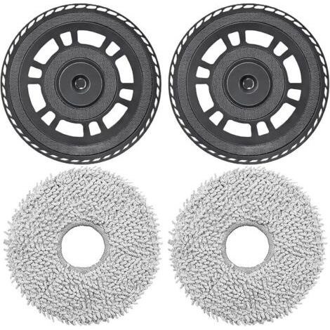 Applicable Lingettes avec support accessoires pour Dreame L10s Pro Ultra Heat, X40 Ultra, X40 Master, L40 Ultra, L20 Ultra Robot aspirateur, Chiffons de vadrouille plaques de rechange pièces de rechan (1/5)