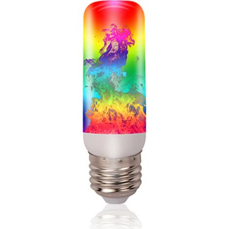 Ampoules LED E27 à effet flamme (colorées) - Lumières créatives - Émulation de scintillement - Ambiance vintage - Lampe décorative (1/5)