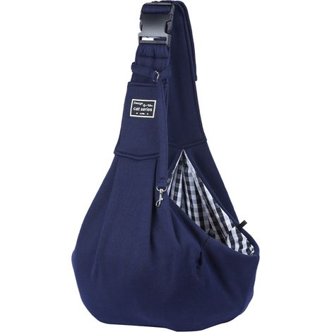 Sac À Dos Pour Animal De Compagnie - Polyester Respirant - Capacité Jusqu'à 6,5 Kg - Avec Fenêtre Avant Et Poche Extérieure - 30 X 28 X 3 Cm - 1 Pièce (1/5)