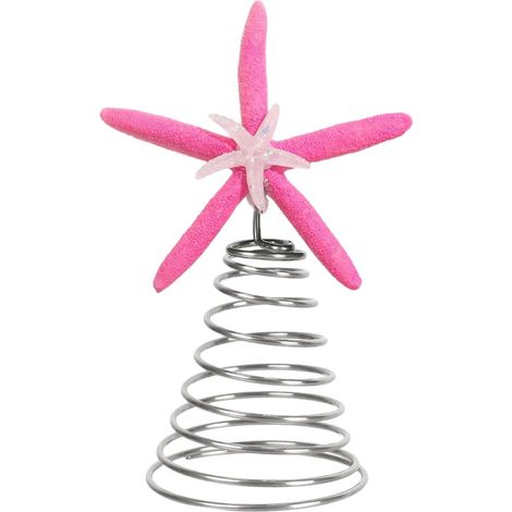 Starfish - Tree Topper - Coastal Christmas Decoration - Nautical Theme - Indoor Outdoor Use - 1 Piece (1/5)