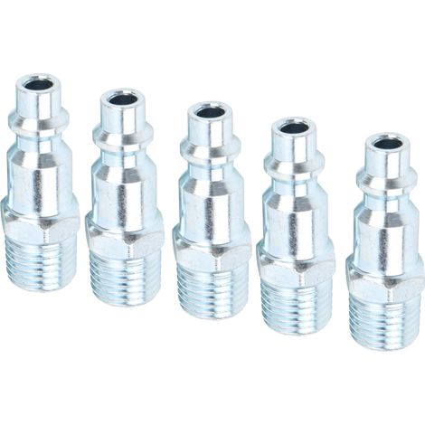5 Pièces Prise Rapide Pneumatique Style Américain pour Compresseur Industriel (1/5)