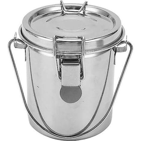 Nettoyeur de pinceaux portable en inox avec passoire et poignée - Peinture acrylique et à l'huile (1/4)