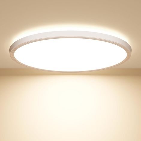22CM Plafonnier Led, 20W Moderne Lumiere Plafond Etanche 4000K Rond Plafonnier Luminaire 1600LM Plafonnier Salle de Bains, Salon, Chambre, Cuisine (1/5)