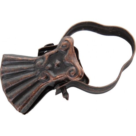 Sc pinza per tende con arco bronzate 10 pz - 5 conf.