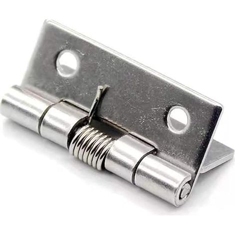 Set aus 2 automatischen Federbändern aus Edelstahl 304 für verdeckte Türen (5,1 cm) (1/3)