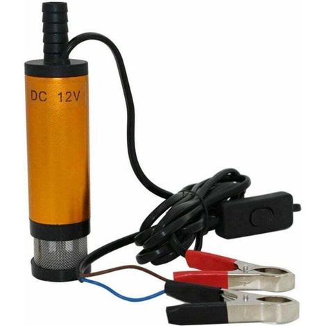 12-V-Tauchpumpe zum Pumpen von Wasser und Dieselkraftstoff – 38 mm, Dieselkraftstoff-Umfüllanlage, elektrische Tauchpumpe für Benzin (Gleichstrom). (1/3)
