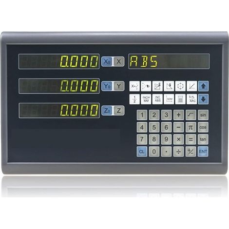 Échelle linéaire numérique YH800 Kit de lecture de lecture numérique LCD et encodeur linéaire à échelle linéaire 0-1000mm for moulin à tour Cnc Machines pour la machine de tour de fraisage de moulin ( (1/5)