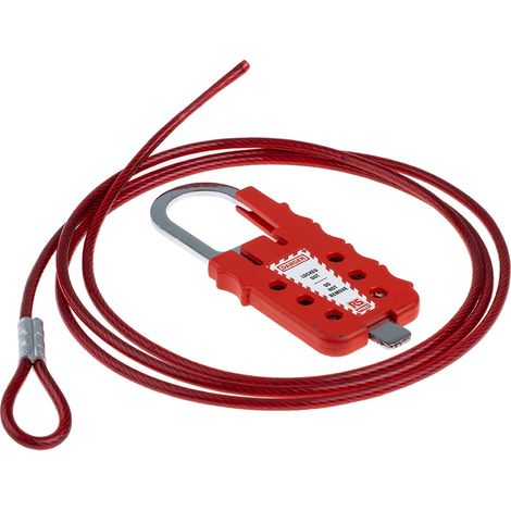 Câble de verrouillage RS PRO 6 serrures PP ( Prix pour 1 ) (1/5)