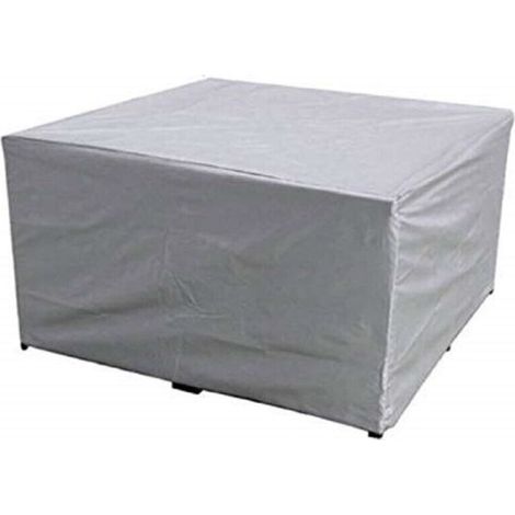 Housse de protection rectangulaire pour meubles de jardin, en polyester, imperméable, anti-poussière, anti-UV, pour chaise ou table de jardin (dimensions : 225x116x82cm) (1/5)