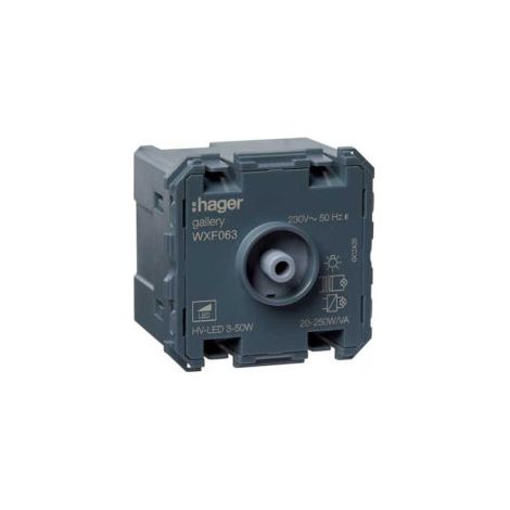 Hager – Variateur de lumière composable 2 modules – Montage encastré – Polycarbonate – Fréquence 50Hz – Tension 230V (1/6)