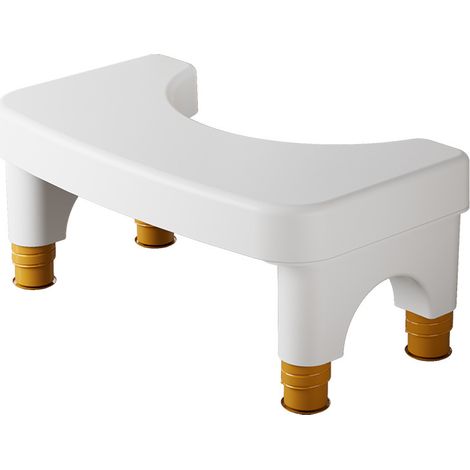 Tabouret de toilette réglable/siège de toilette à la turque pour salle de bain, adapté aux personnes âgées et aux enfants. (1/5)