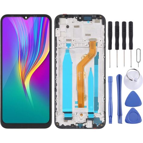 Compatible with the Infinix Smart 4 / 4C X653 LCD touchscreen (with frame). (1/4)