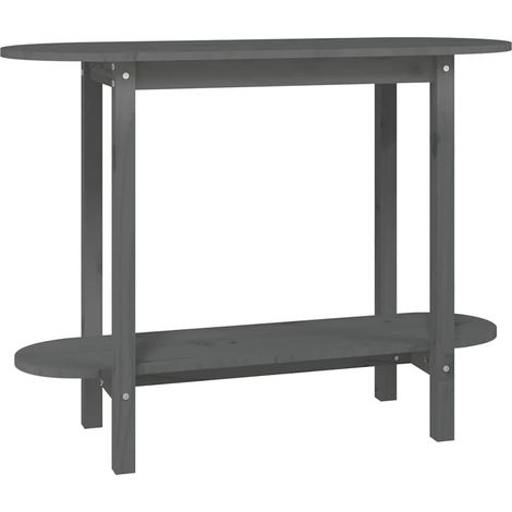 Maison Exclusive - Mesa consola de madera maciza de pino gris 110 (1/5)