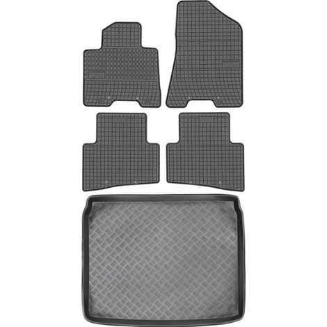 Hyundai Tucson II SUV (2018–2020) – SET: Gummifußmatten + Kofferraummatte