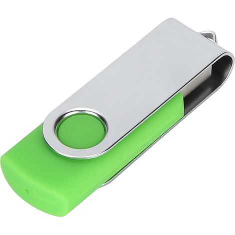 Clé USB 4GB Rotative en Forme de Bonbon Vert pour Ordinateur et Tablette