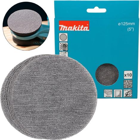 Makita 125mm Mesh Abrasive Net Sanding Pads 120 Grit 5"" Orbital Sander DBO180
