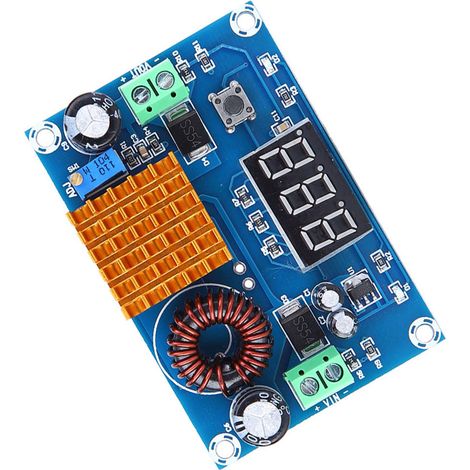 XH-M411 DC-DC Digital Step-Up Transformer Module: High-Power Step-Up Transformer with 5-45V Step-Up Output and 5A Output. (1/5)